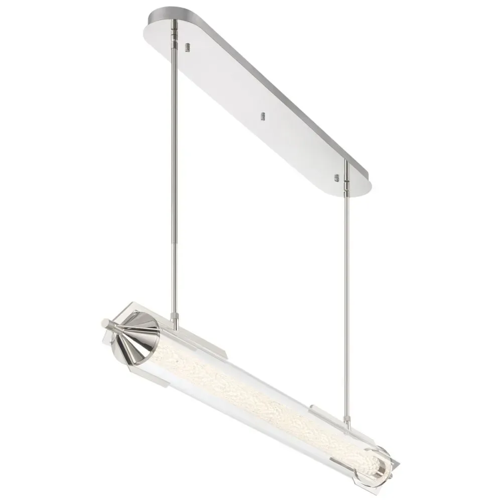 Illustration numéro 2 du produit Suspension	Aluminium, Acier, Verre transparent, Chrome Poli