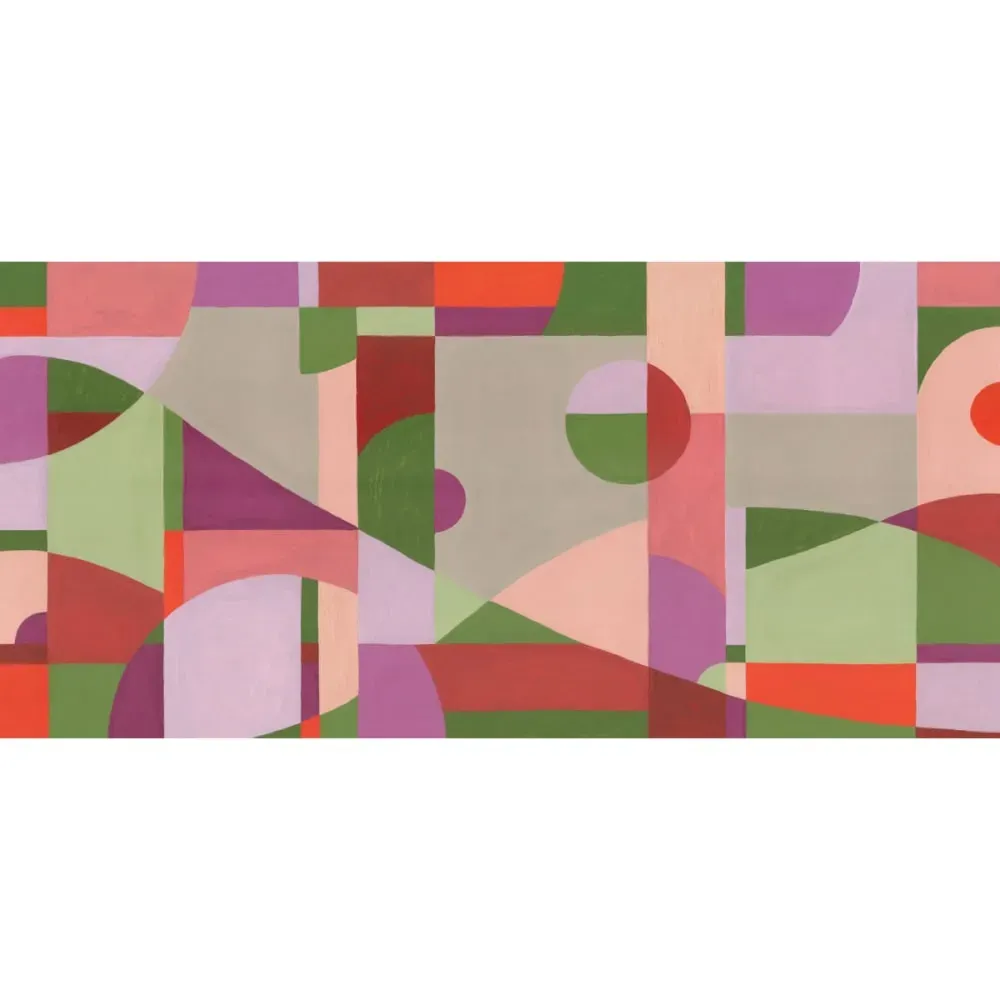 Illustration numéro 2 du produit Papier peint panoramique paysage décomposé mauve 375x250cm