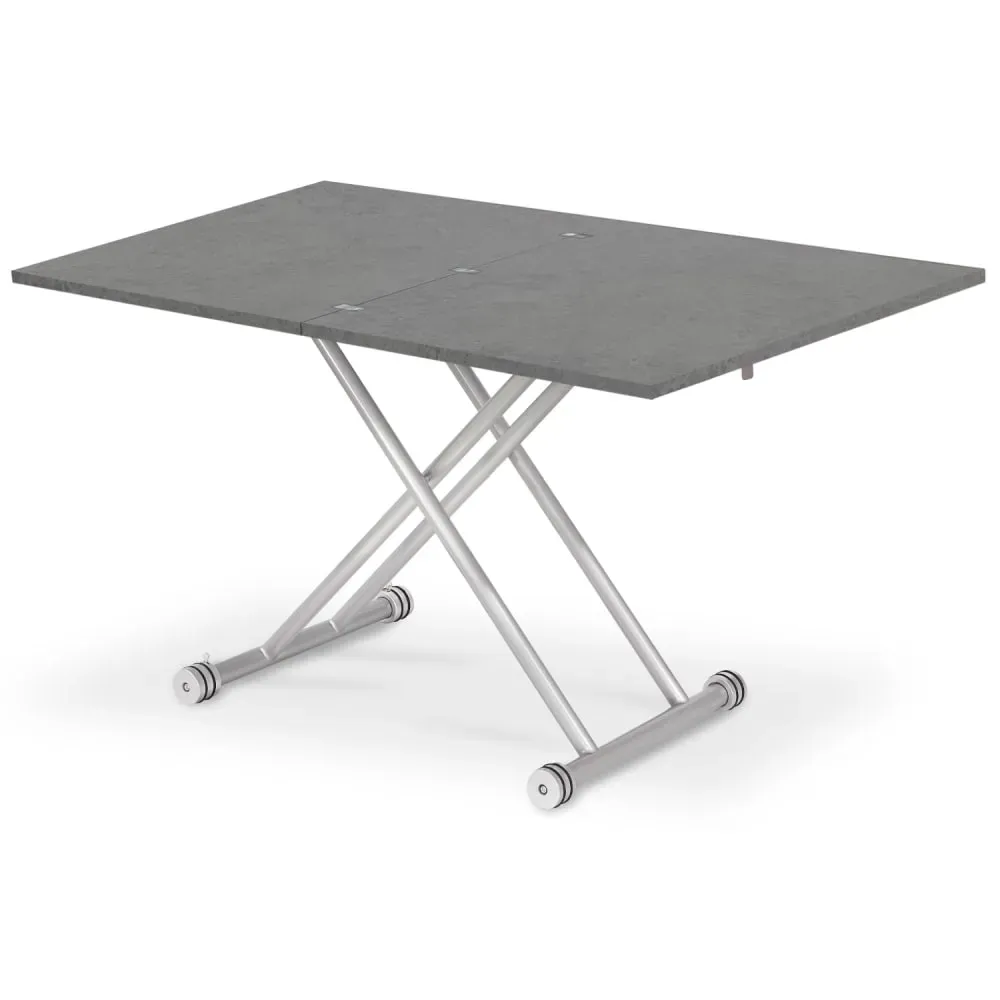 Illustration numéro 2 du produit Table basse relevable effet béton