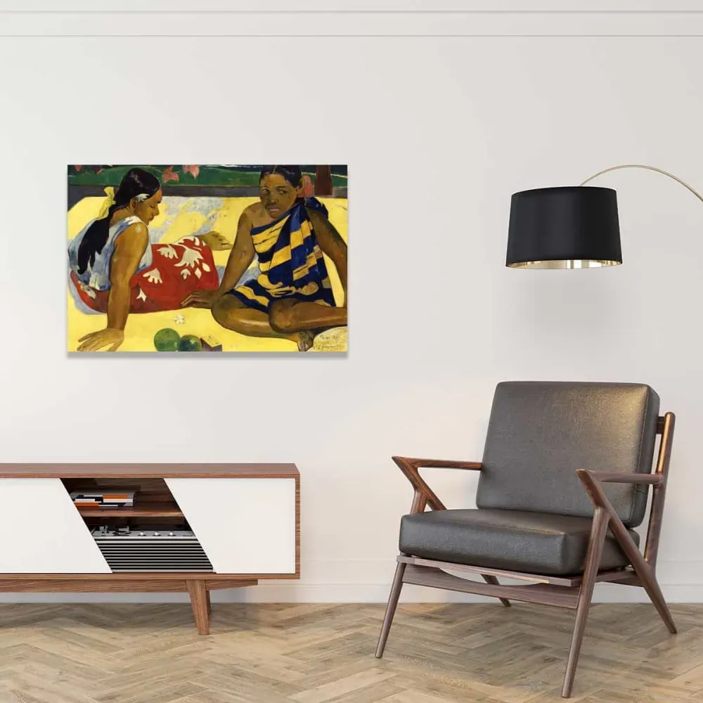 Illustration numéro 2 du produit Tableau  Paul Gauguin  Parau api imprimé sur toile 60x40 cm