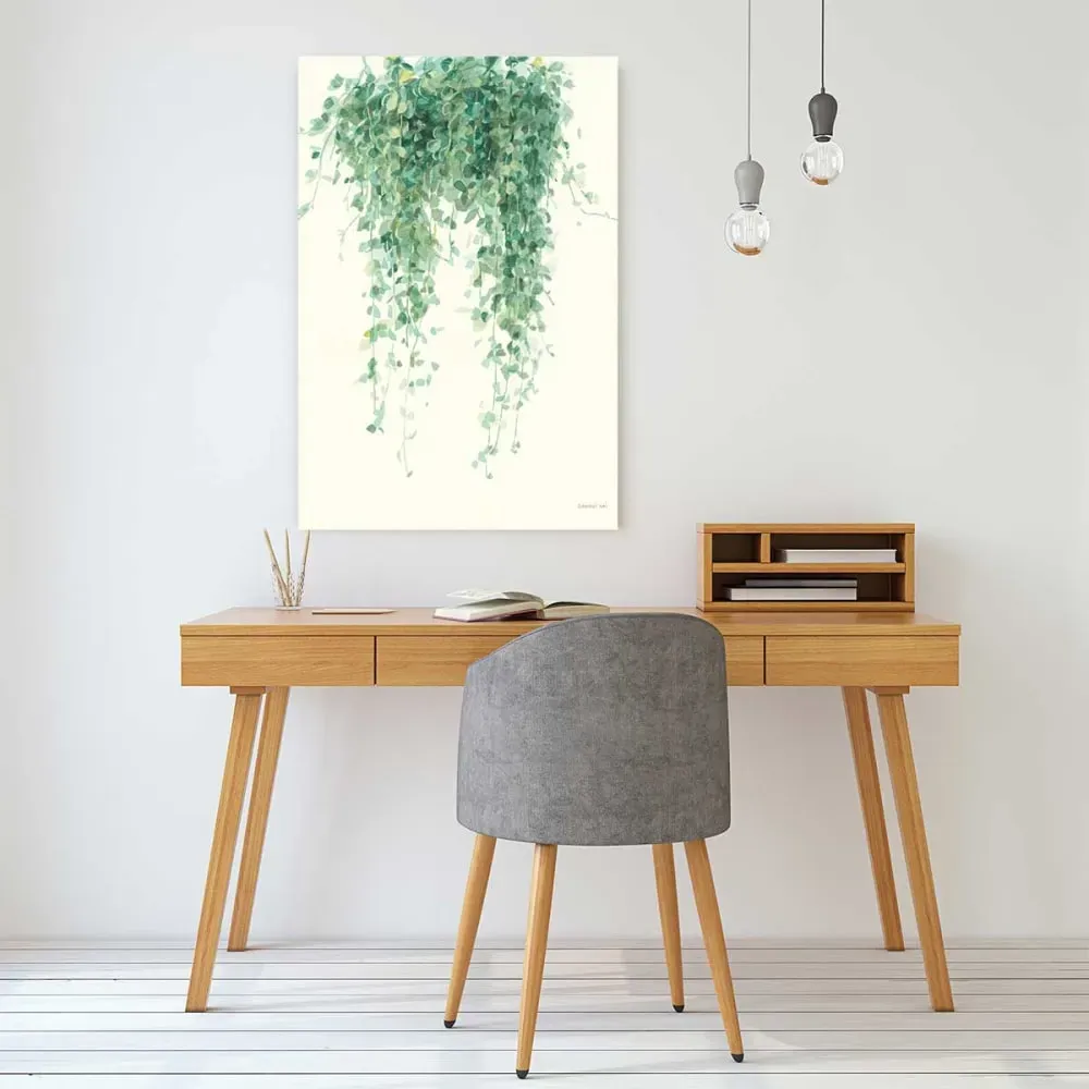 Illustration numéro 2 du produit Tableau fleurs plante tropicale  imprimé sur toile 60x90 cm