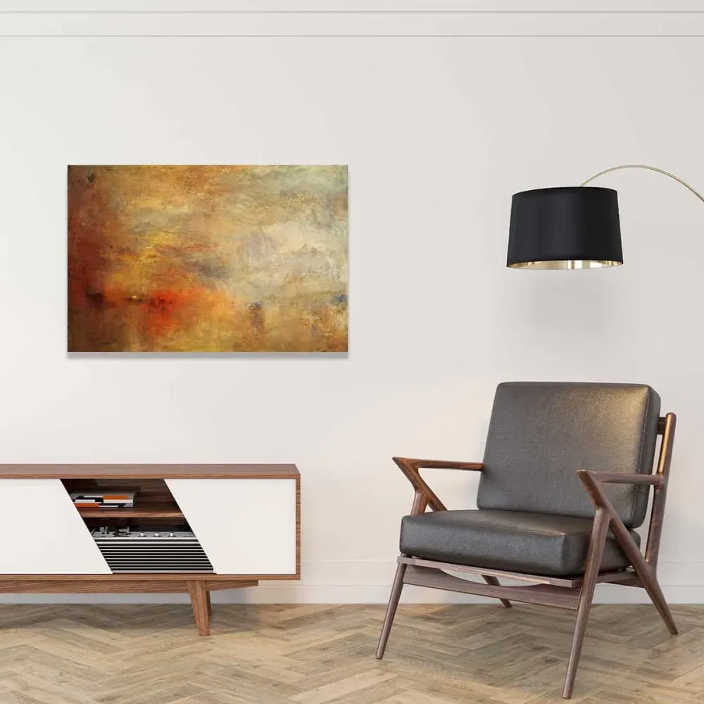 Illustration numéro 2 du produit Tableau de Joseph Mallord William Turner imprimé sur toile 60x40 cm