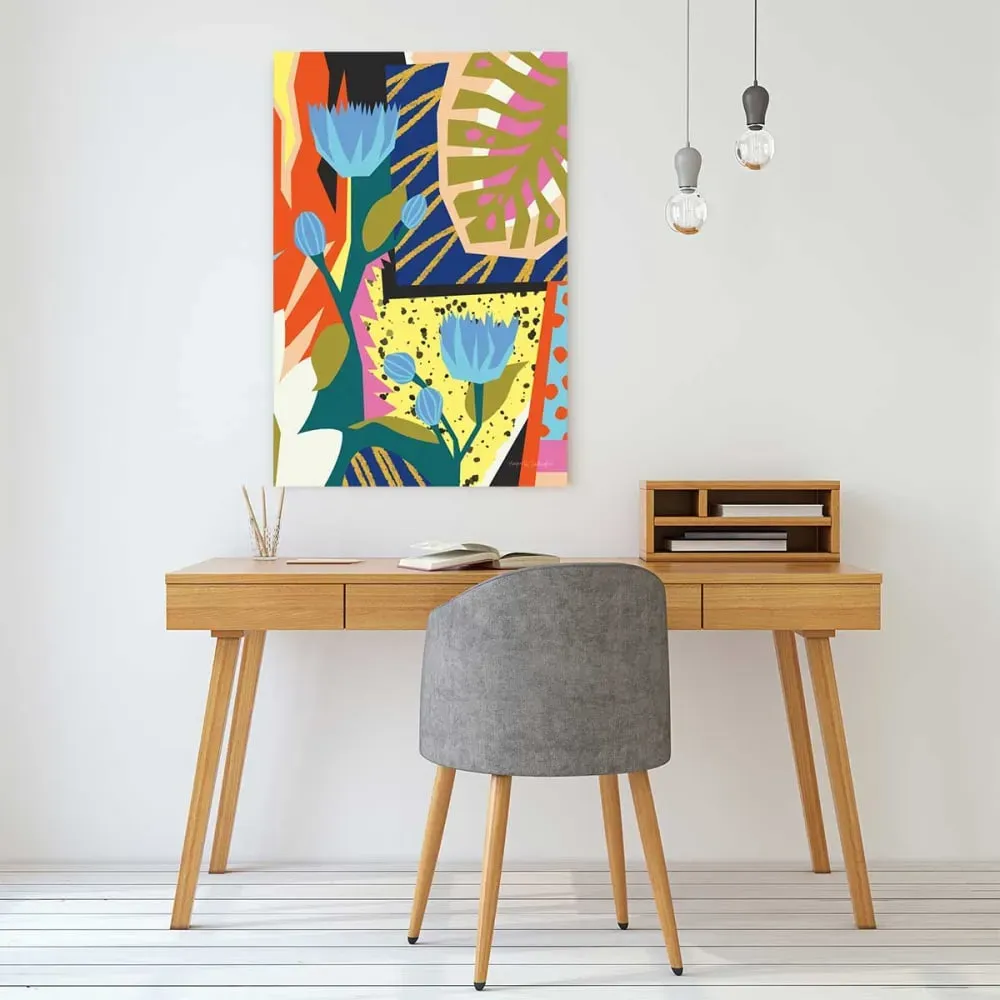 Illustration numéro 2 du produit Tableau pop art né dans les années 80 imprimé sur toile 60x90 cm