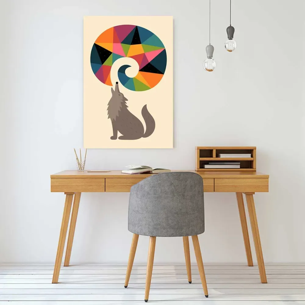 Illustration numéro 2 du produit Tableau réalise votre rêve imprimé sur toile 40x60 cm