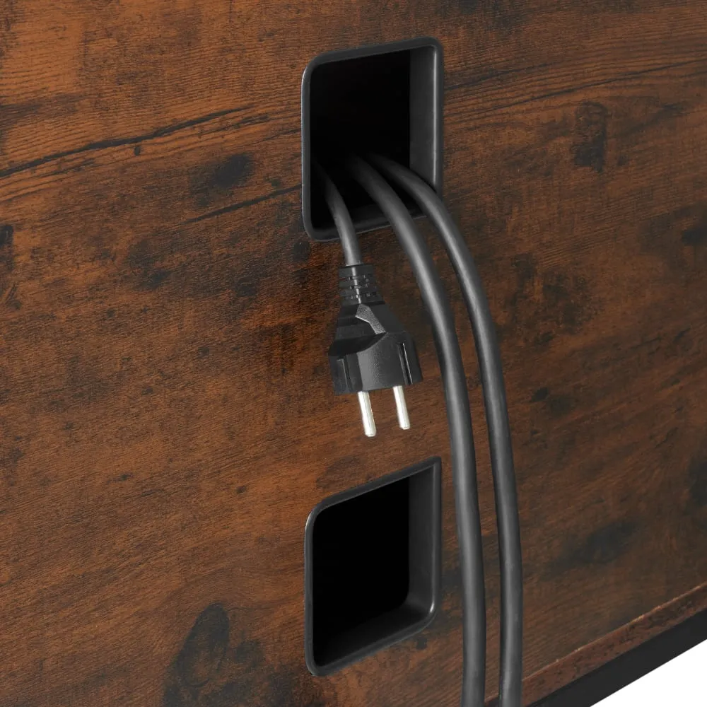 Illustration numéro 2 du produit Meuble TV Style industriel en Bois et Acier