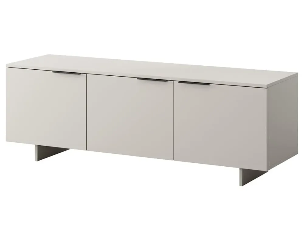 Illustration numéro 2 du produit Meuble TV 3 portes 150cm beige