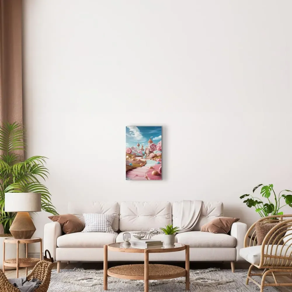 Illustration numéro 2 du produit Tableau sur toile paysage sucré 30x45