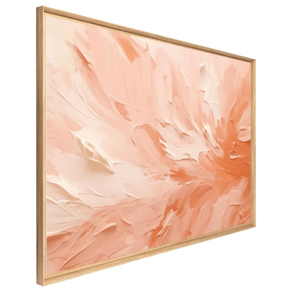 Illustration numéro 2 du produit Tableau mural encadré art texturé 65x97