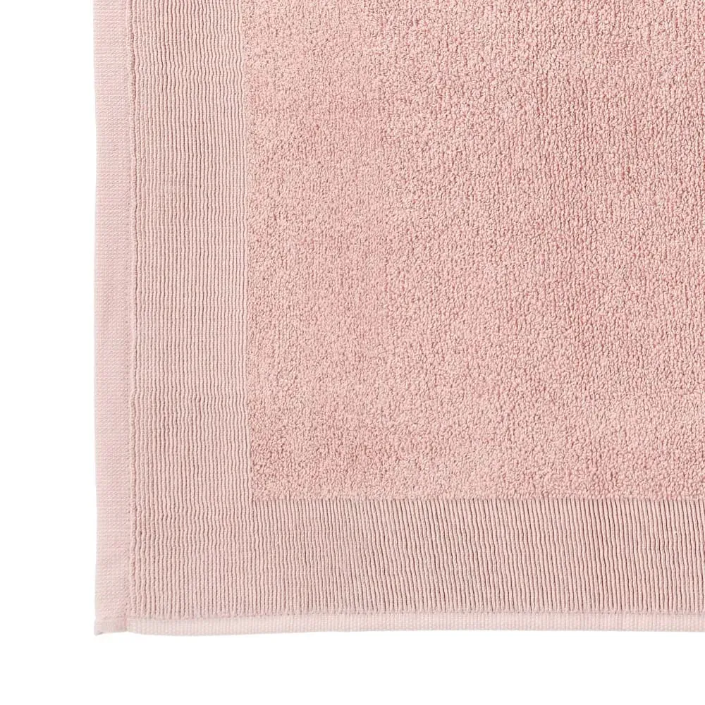 Illustration numéro 2 du produit Tapis de bain en coton 550 g/m² rose nude 50x70cm