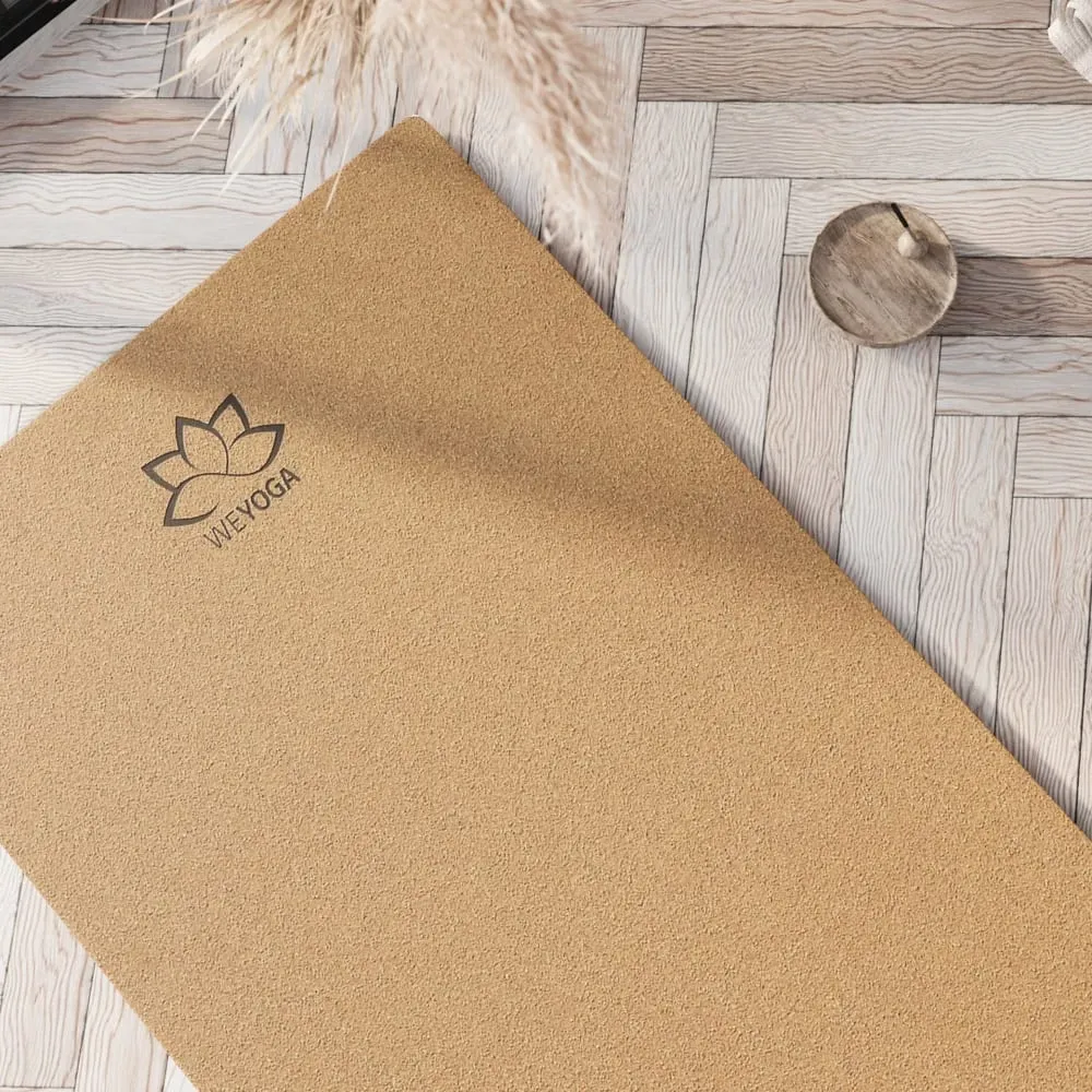 Illustration numéro 2 du produit Tapis descente de lit de bien-être yoga liège naturel 60x190