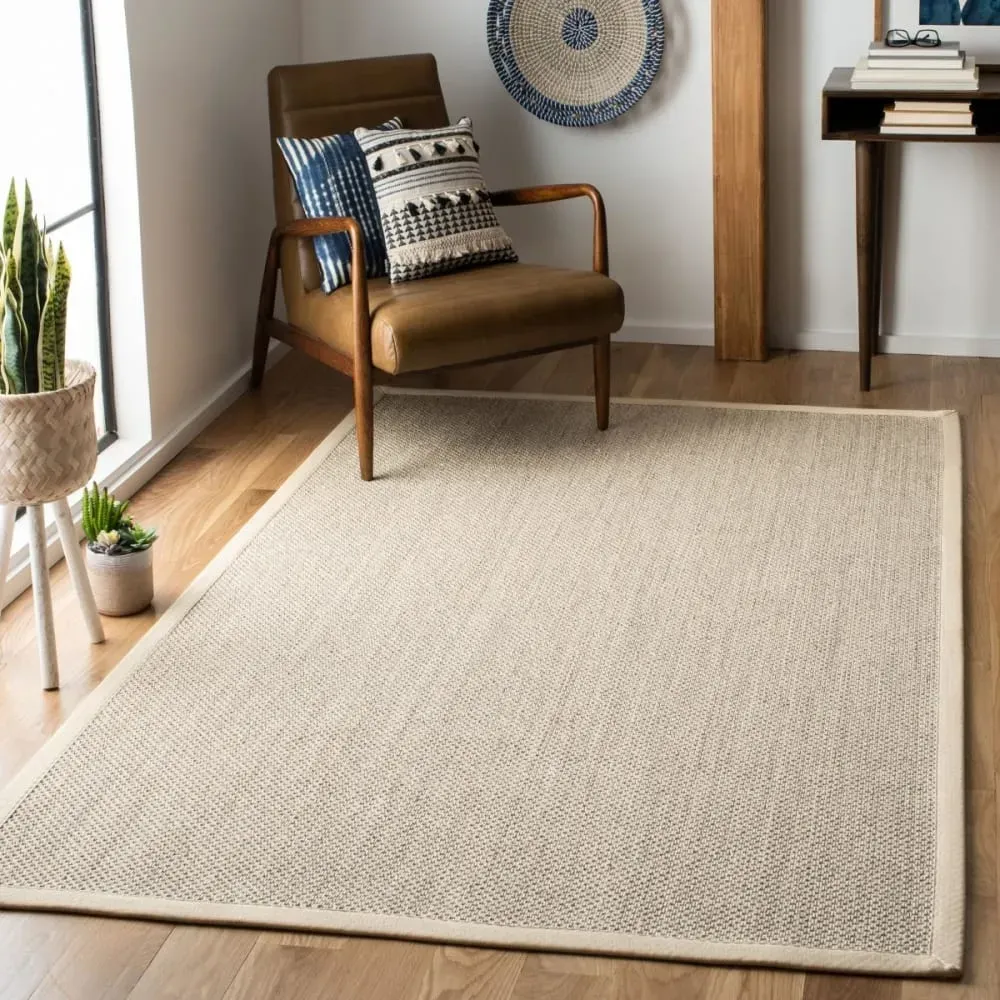 Illustration numéro 2 du produit Tapis Sisal Marbre/Beige 76 X 366 cm