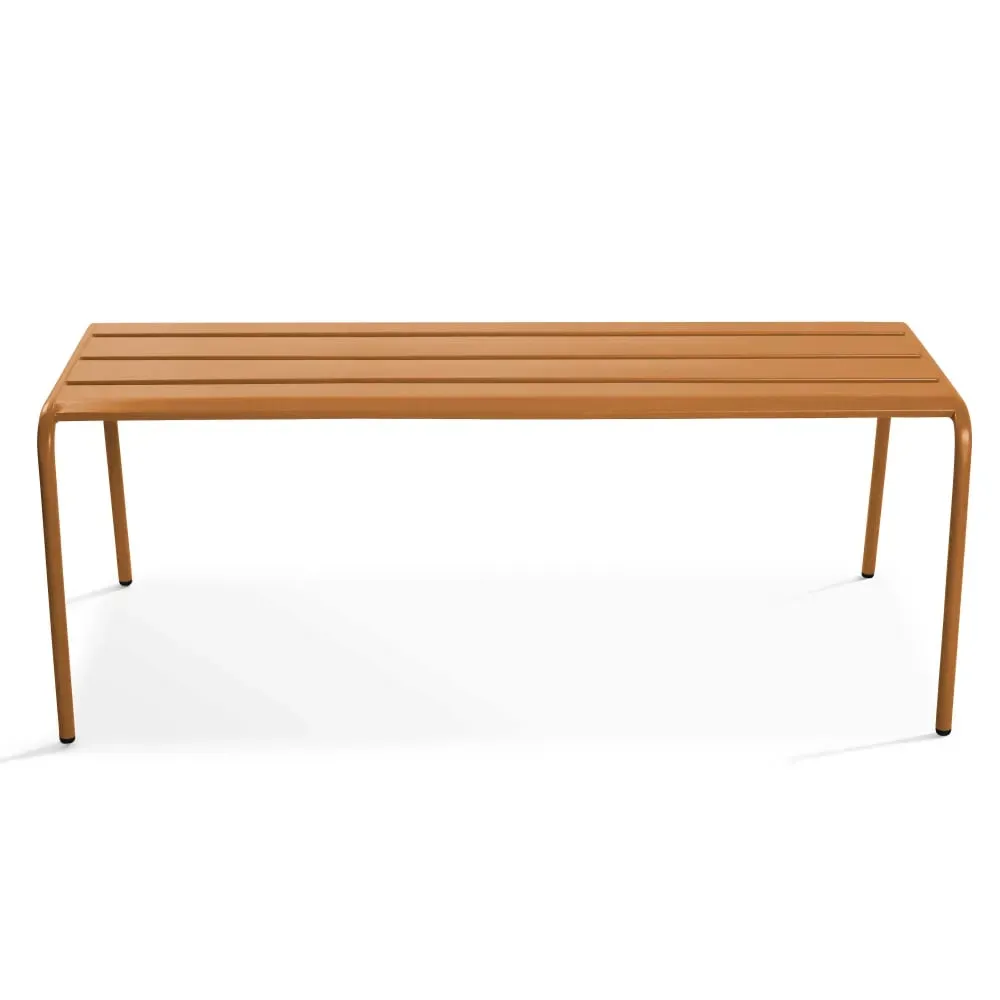 Illustration numéro 2 du produit Banc de jardin en acier Caramel