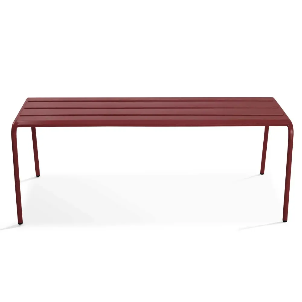 Illustration numéro 2 du produit Banc de jardin en acier pourpre