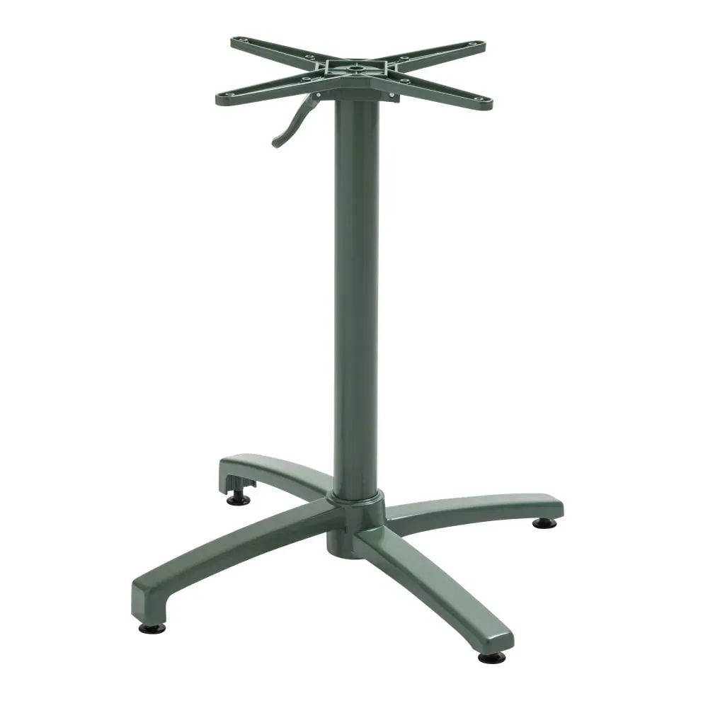 Illustration numéro 2 du produit Pied de table inclinable 72 cm en aluminium vert foncé Klipo