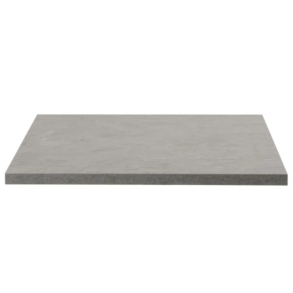 Illustration numéro 2 du produit Plateau de table carré stratifié 60 x 60 cm béton ciré