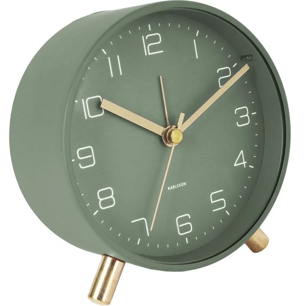 Illustration numéro 2 du produit Réveil fer vert Ø11cm