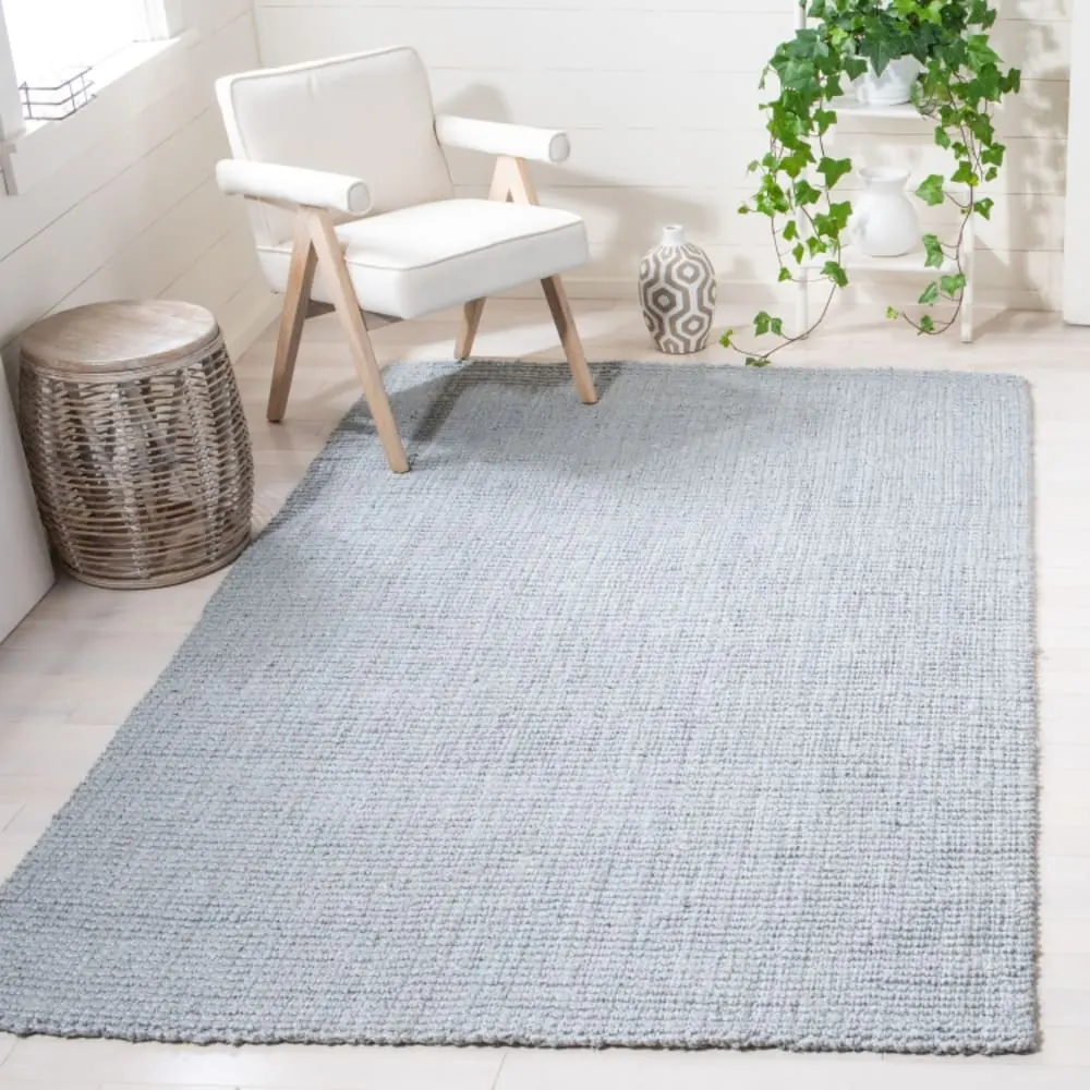 Illustration numéro 2 du produit Tapis jute gris clair 122 x 183 cm