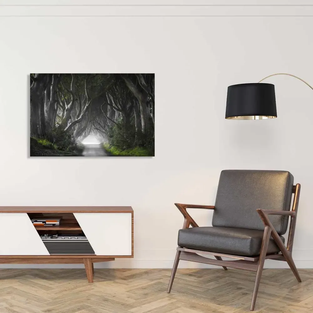 Illustration numéro 2 du produit Tableau route de l'irréel toile imprimée 120x80 cm