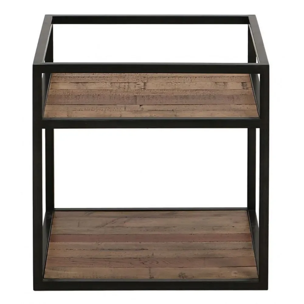 Illustration numéro 2 du produit Bout de canapé en bois marron