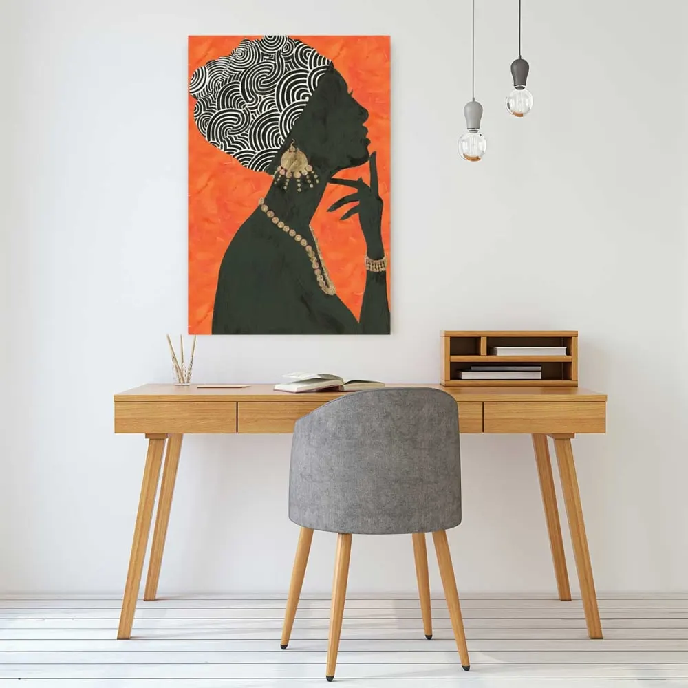 Illustration numéro 2 du produit Tableau d'art gracieuse majesté i  imprimé sur toile 60x90 cm