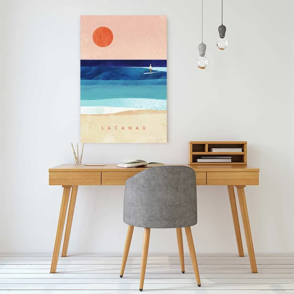 Illustration numéro 2 du produit Tableau sud ouest lacanau  imprimé sur toile 60x90 cm