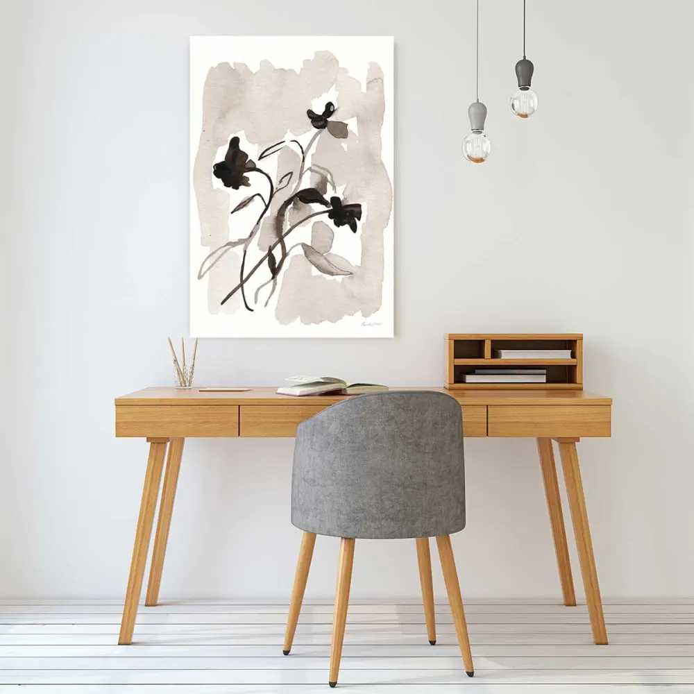 Illustration numéro 2 du produit Tableau de fleurs impression de fleurs ii  imprimé sur toile 60x90 cm