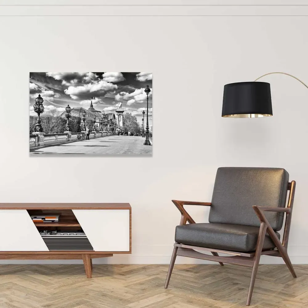 Illustration numéro 2 du produit Tableau paris verrière du grand palais  imprimé sur toile 90x60 cm