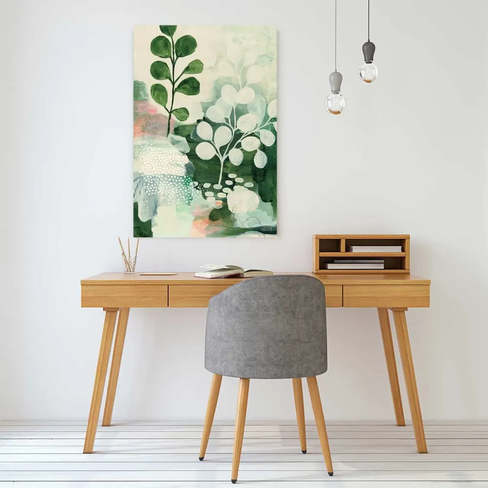 Illustration numéro 2 du produit Tableau de fleurs histoire de la nature  imprimé sur toile 60x90 cm