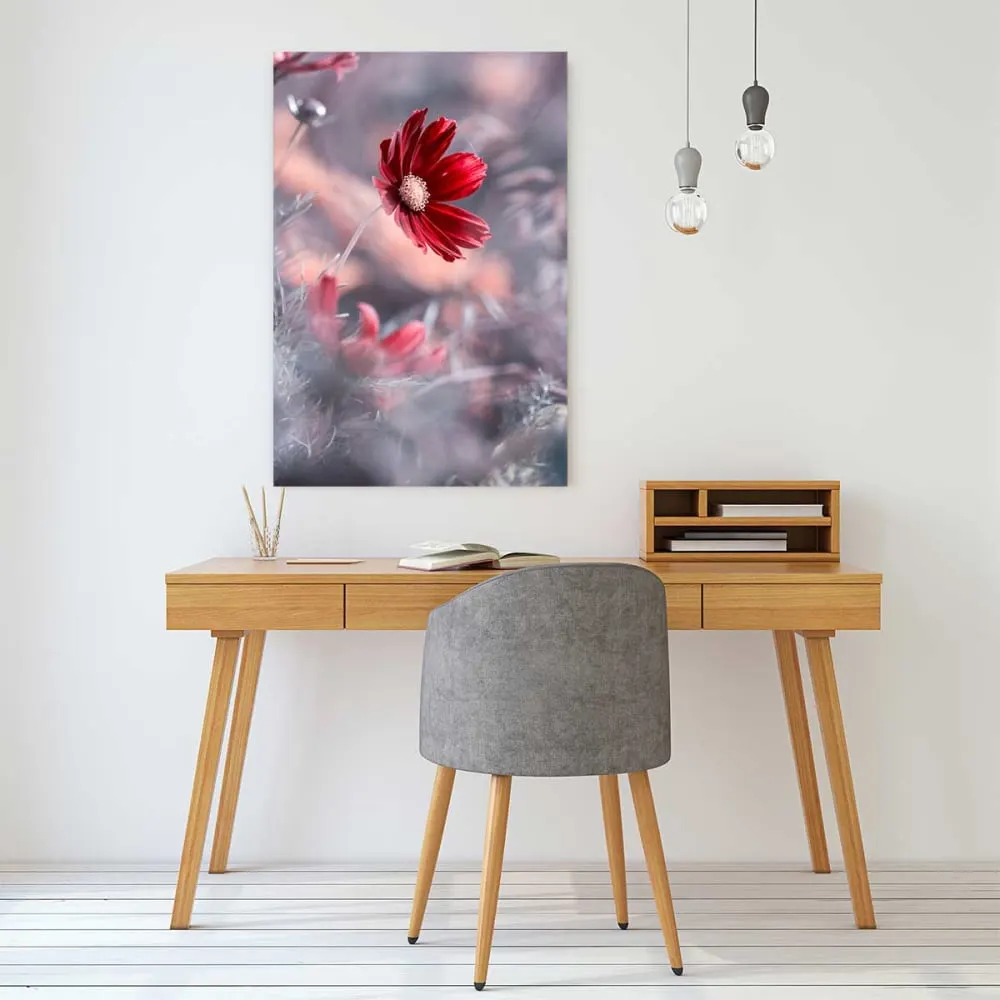 Illustration numéro 2 du produit Tableau fleurs carmen  imprimé sur toile 60x90 cm