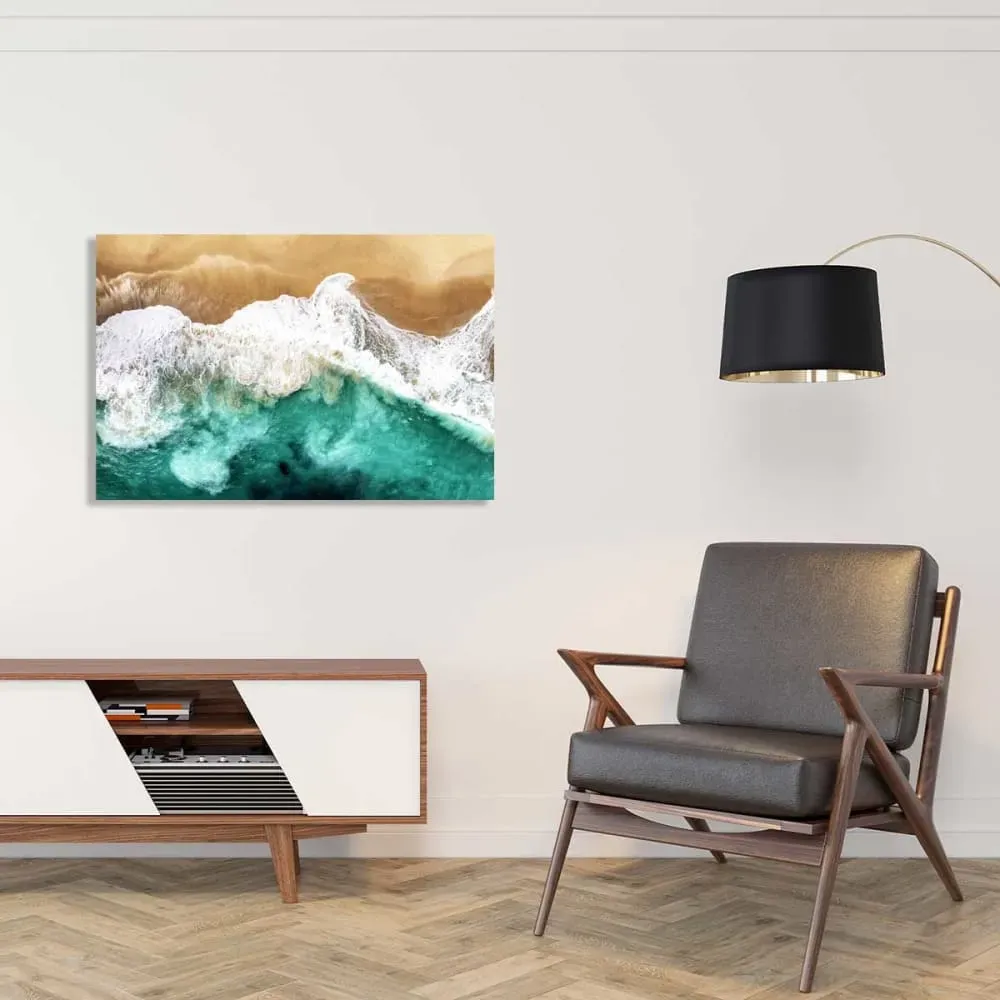 Illustration numéro 2 du produit Tableau mer et plage magie de l'ocean  imprimé sur toile 90x60 cm