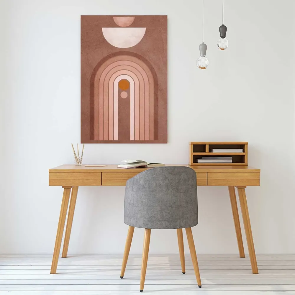 Illustration numéro 2 du produit Tableau organique  archy  imprimé sur toile 60x90 cm