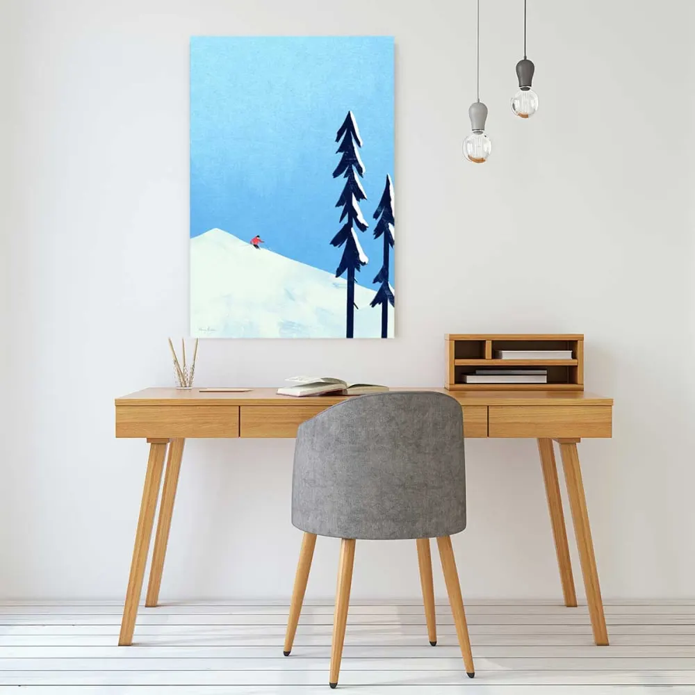 Illustration numéro 2 du produit Tableau paysage peuf  imprimé sur toile 60x90 cm