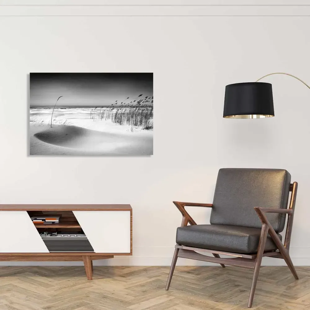 Illustration numéro 2 du produit Tableau bord de plage on the beach  imprimé sur toile 90x60 cm