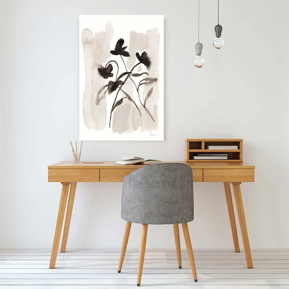 Illustration numéro 2 du produit Tableau de fleurs impression de fleurs i  imprimé sur toile 60x90 cm