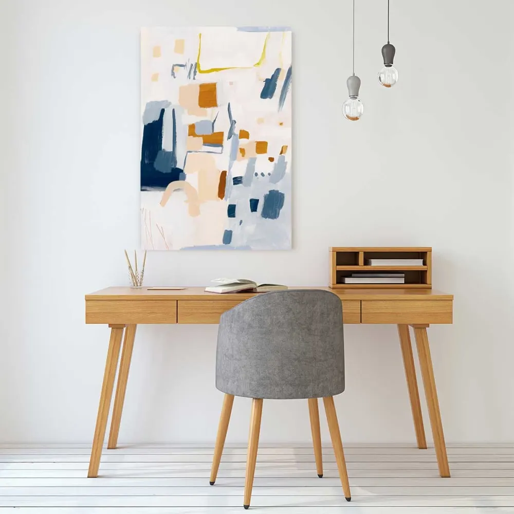 Illustration numéro 2 du produit Tableau abstrait gismo  imprimé sur toile 60x90 cm