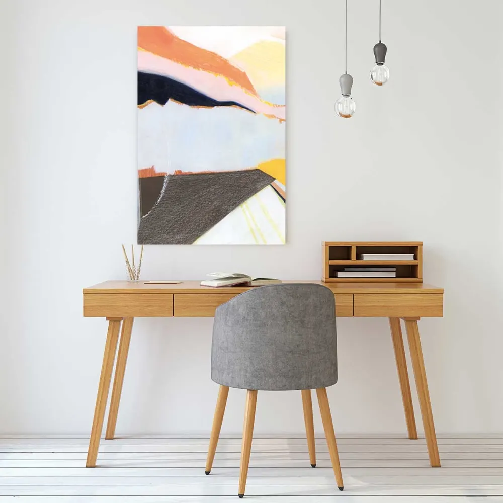 Illustration numéro 2 du produit Tableau abstrait bonbons du désert  imprimé sur toile 60x90 cm