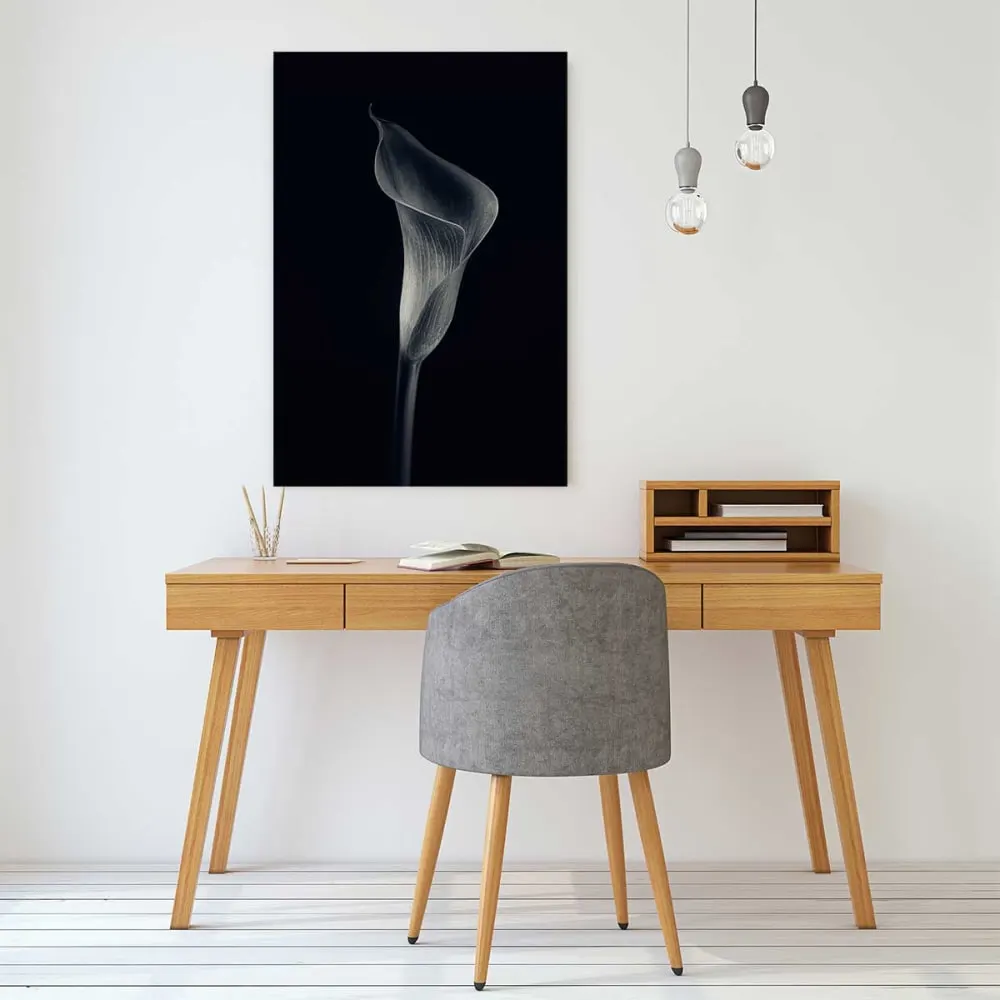 Illustration numéro 2 du produit Tableau d'art calla lily  imprimé sur toile 60x90 cm