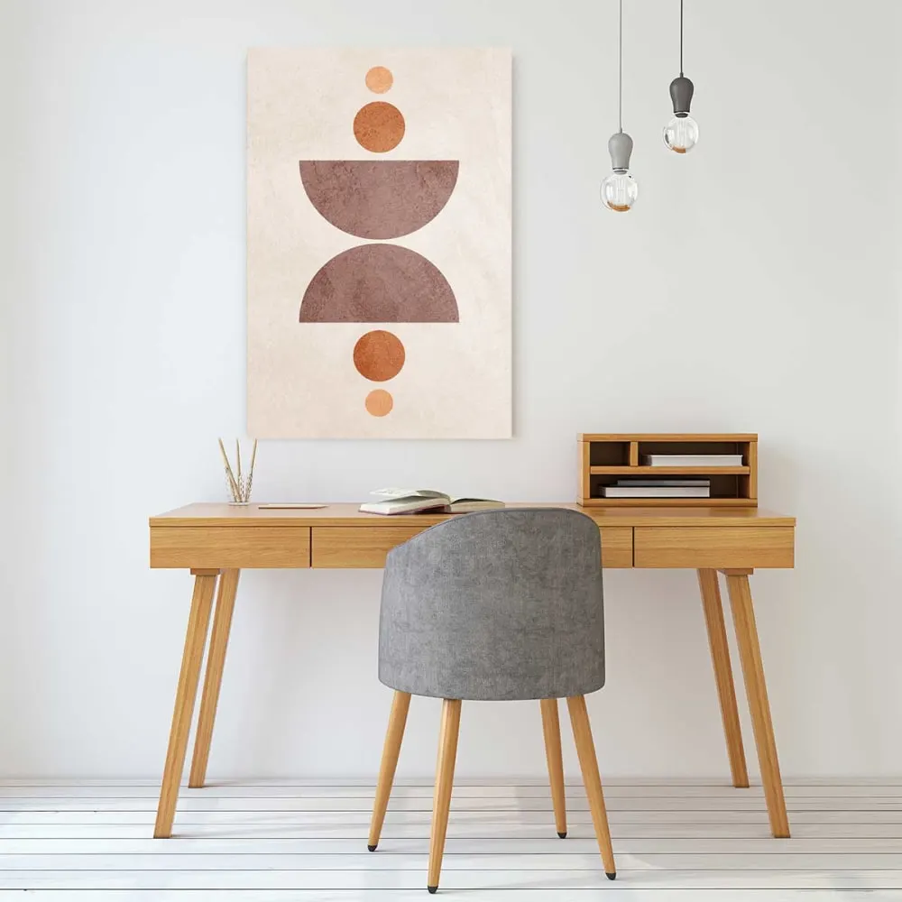 Illustration numéro 2 du produit Tableau organique lévitation  imprimé sur toile 60x90 cm