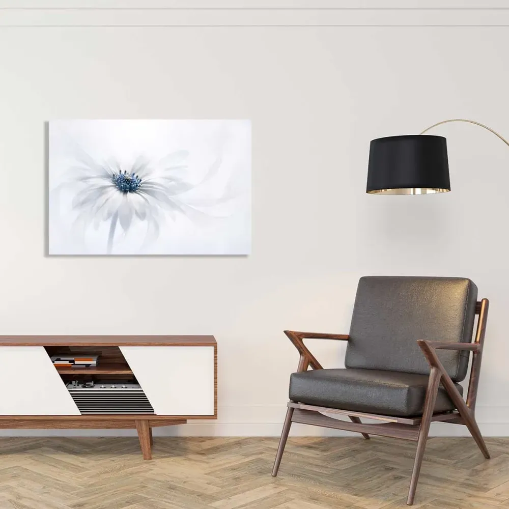 Illustration numéro 2 du produit Tableau fleurs serenity  imprimé sur toile 90x60 cm