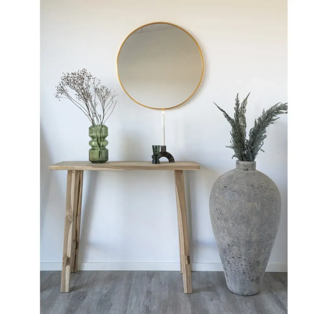 Illustration numéro 2 du produit Console en teck recyclé 90 cm