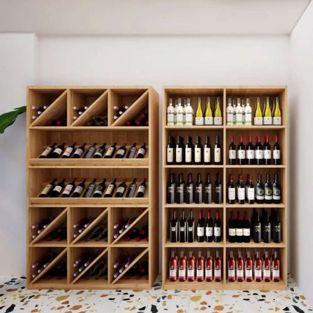 Illustration numéro 2 du produit Etagère 10 casiers bois massif