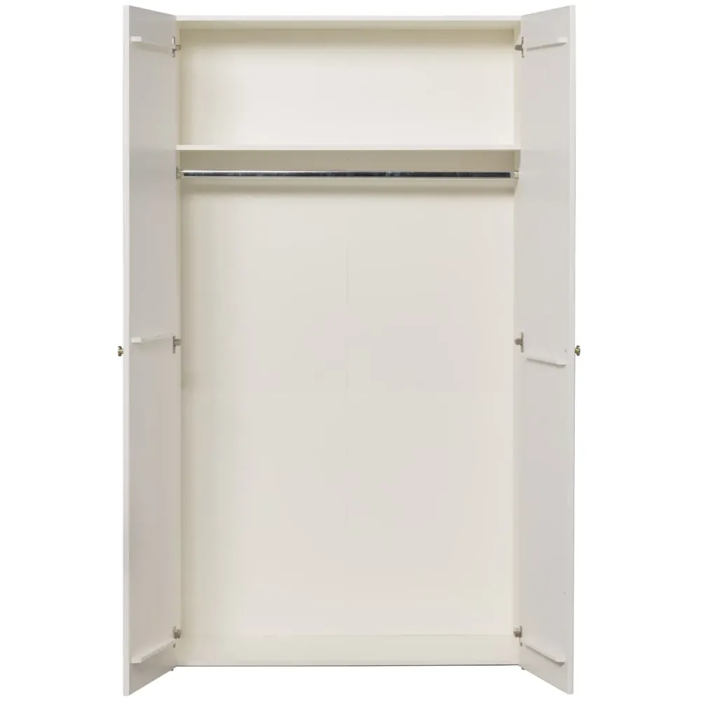 Illustration numéro 2 du produit Armoire penderie en pin blanc