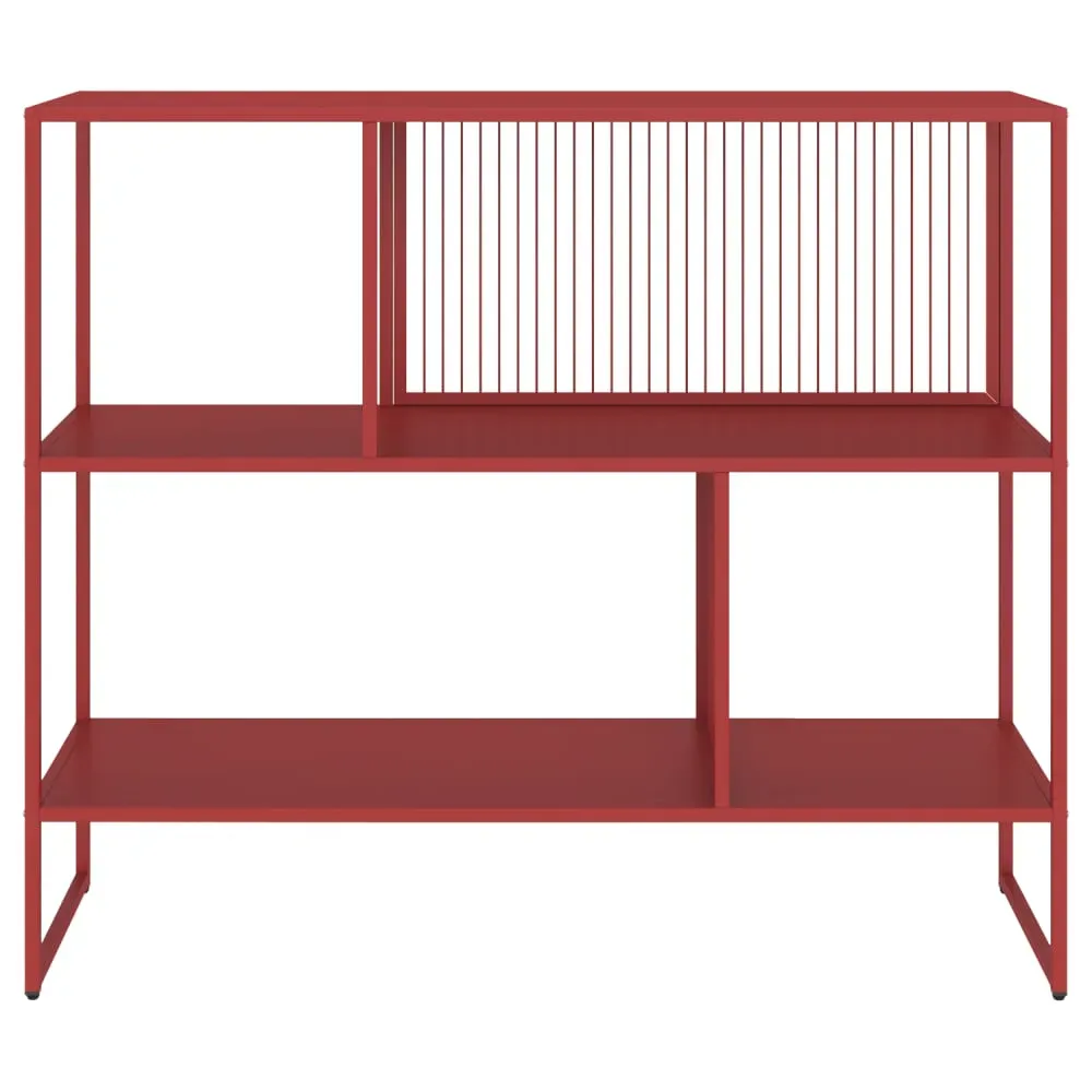 Illustration numéro 2 du produit Étagère en métal rouge carmin