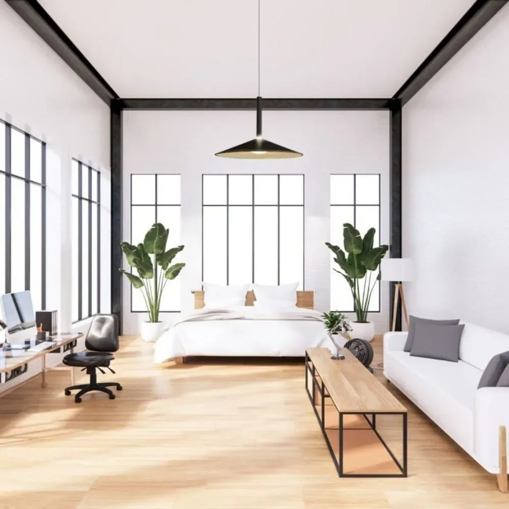 Illustration numéro 2 du produit Suspension Led noire