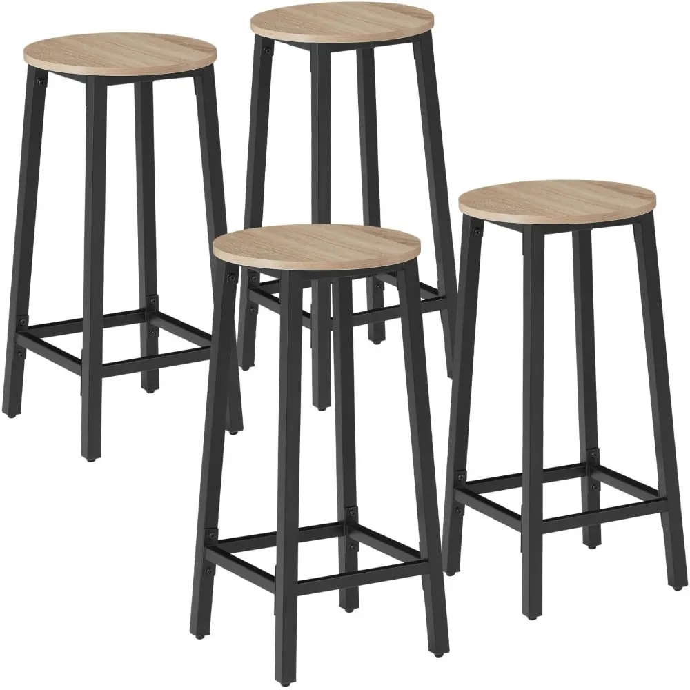 Illustration numéro 2 du produit 4 pièce Tabourets De Bar Look Industriel Couleur Industrielle