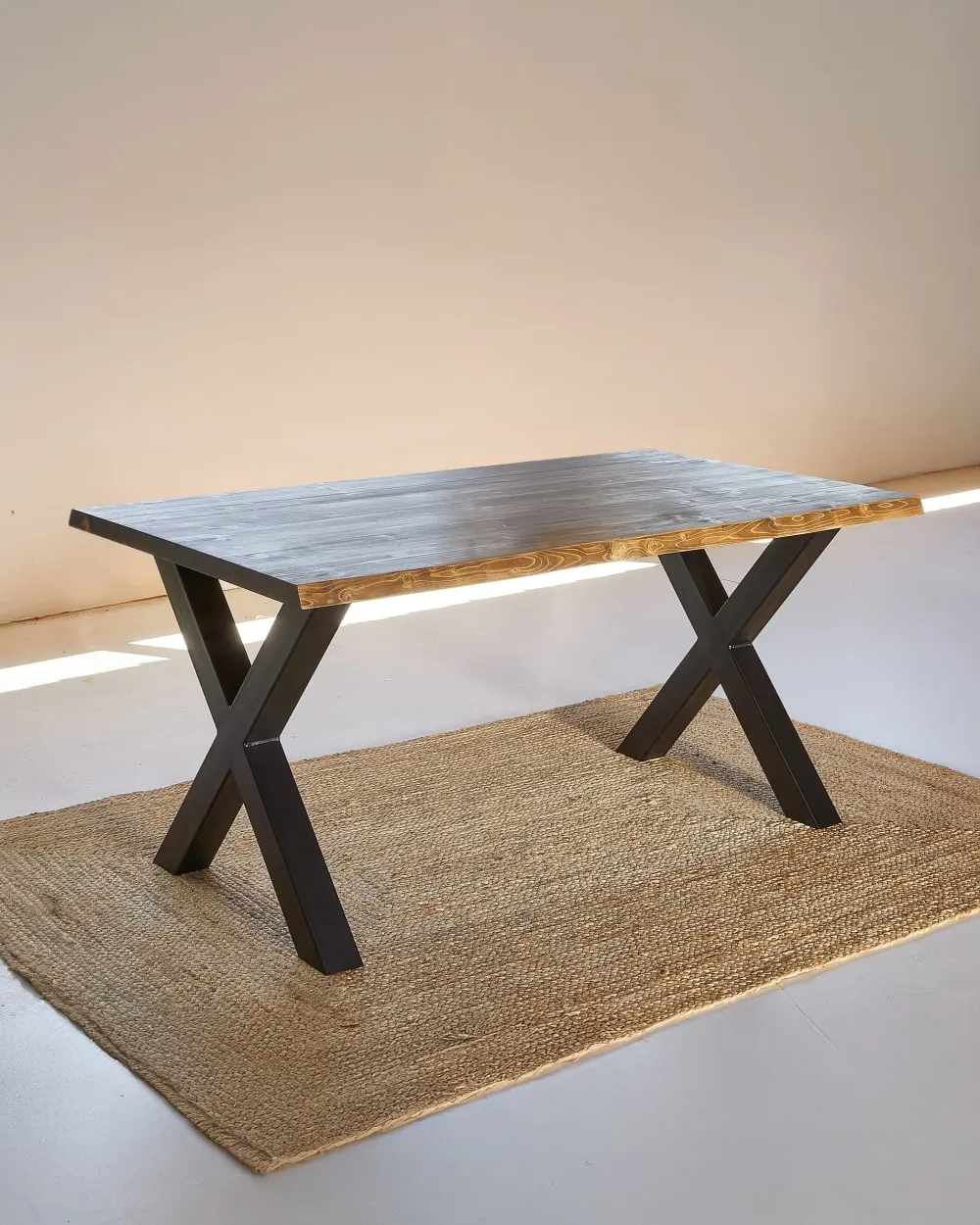 Illustration numéro 2 du produit Table à manger sapin massif marron 220x85 cm