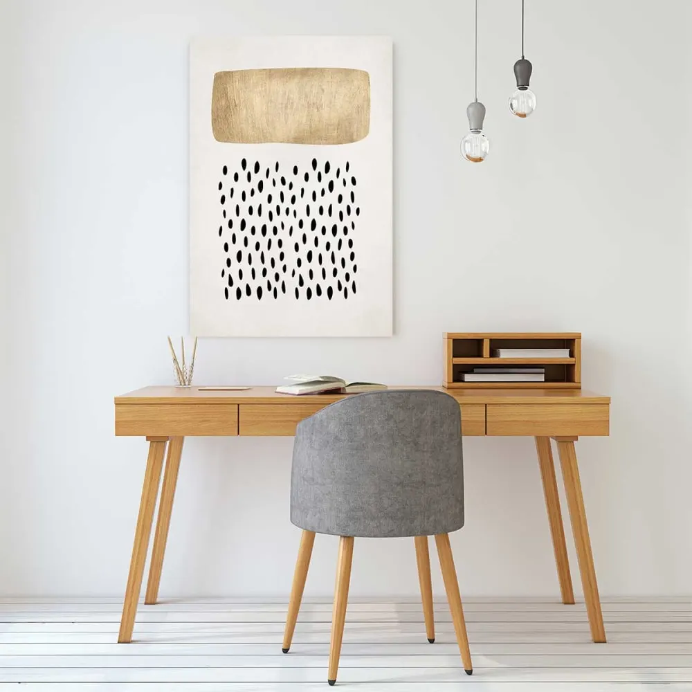 Illustration numéro 2 du produit Tableau abstrait n°5 opus impression sur aluminium 80x120 cm