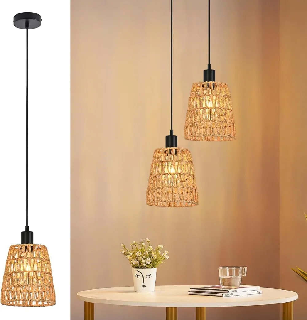 Illustration numéro 2 du produit Suspension en métal, L:12, noire