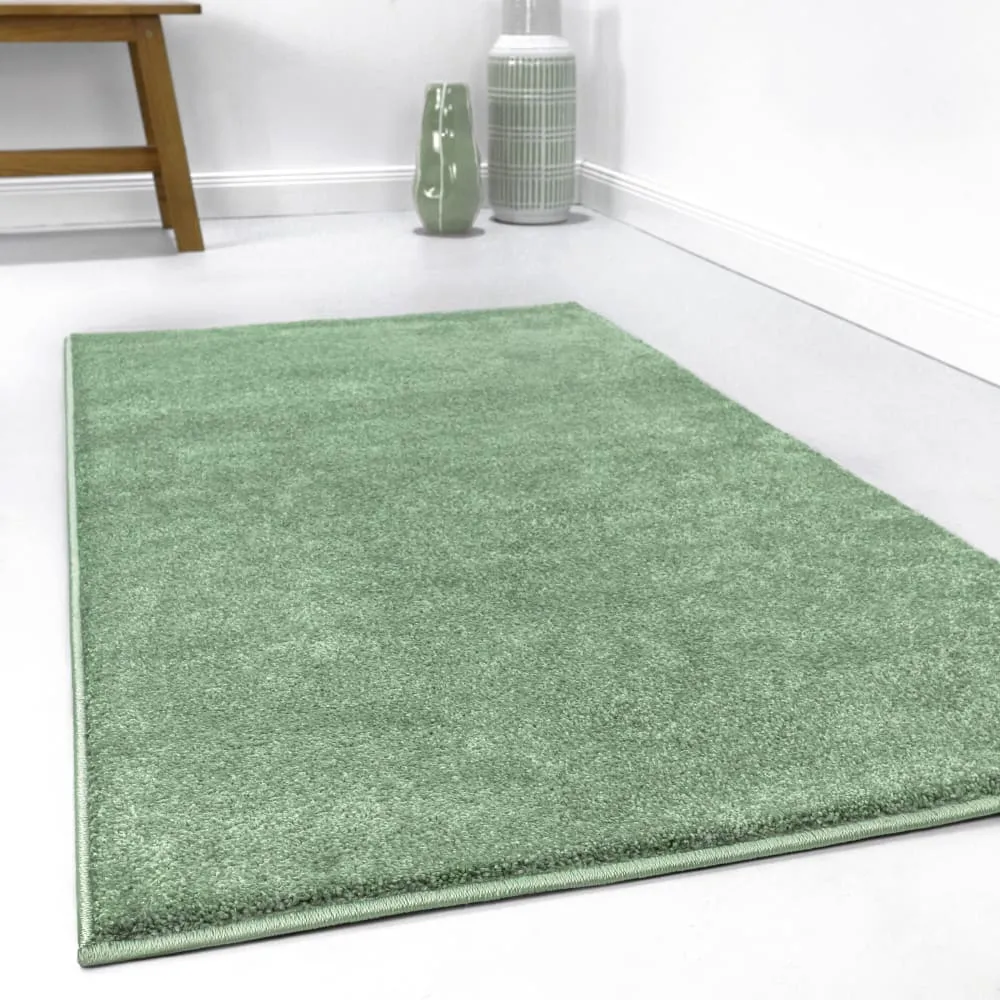 Illustration numéro 2 du produit Tapis gamme essentielle vert menthe 80x150