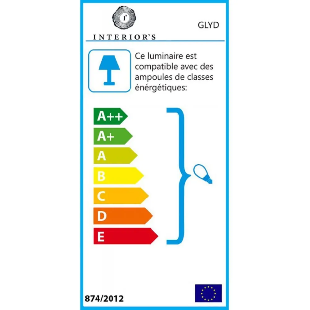 Illustration numéro 2 du produit Lampe à poser en métal en résine gris